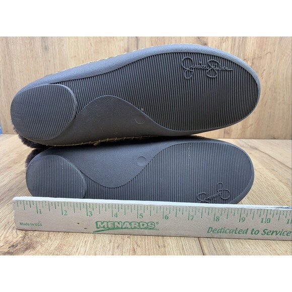 Jessica Simpson Women's Micro Suede Boot Bootie Slippers Fur Lining Brown Size 9 - Picture 11 of 16